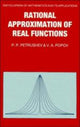 Book cover of: Rational Approximation of Real Functions. By: P. P. Petrushev