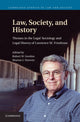 Book cover of: Law, Society, and History. By: Robert W. Gordon