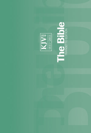 KJV Transetto Text Bible, Green Green