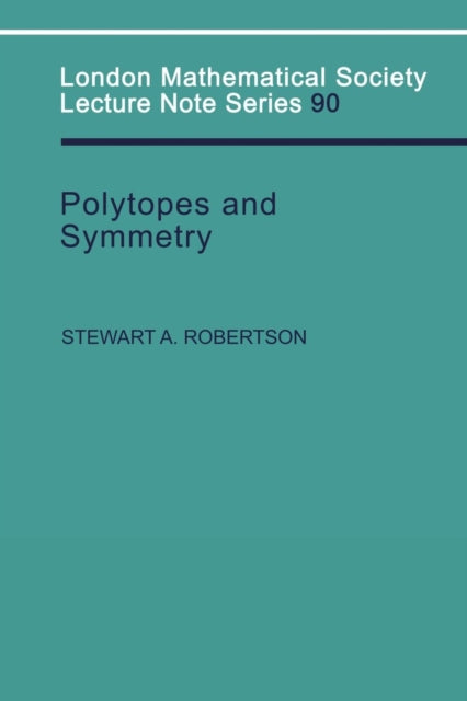 Book cover of: Polytopes and Symmetry