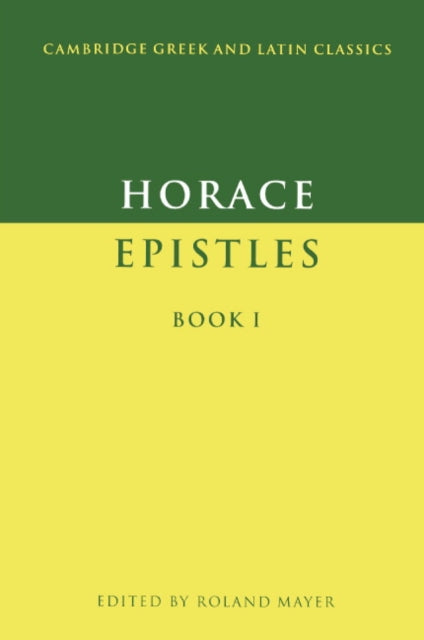 Book cover of: Epistles Book I. By: Horace