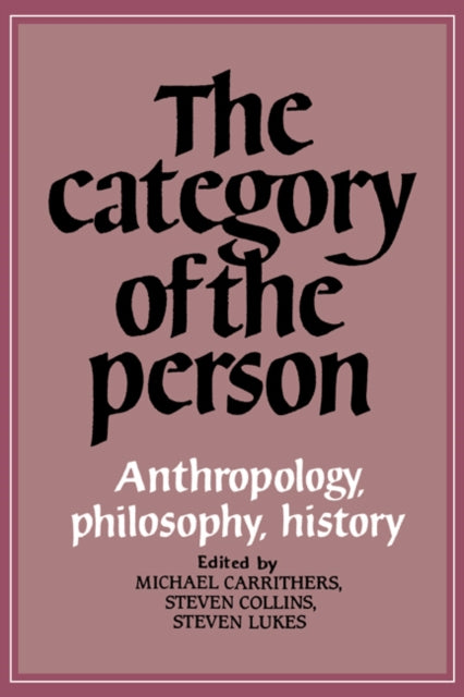 Book cover of: Category of the Person