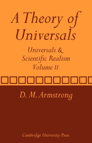 Theory of Universals: Volume 2