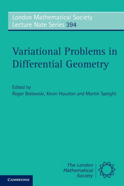 Book cover of: Variational Problems in Differential Geometry. By: R. Bielawski