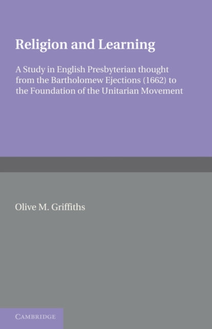 Book cover of: Religion and Learning. By: Olive M. Griffiths
