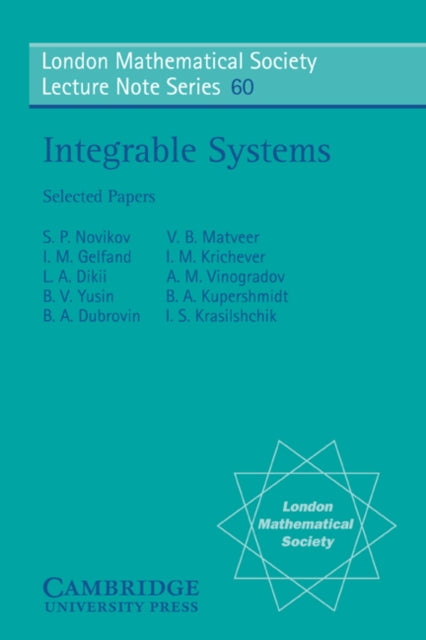 Book cover of: Integrable Systems