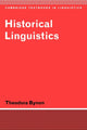Book cover of: Historical Linguistics