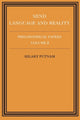 Book cover of: Philosophical Papers: Volume 2, Mind, Language and Reality. By: Hilary Putnam