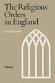 Book cover of: Religious Orders Vol 1. By: David Knowles