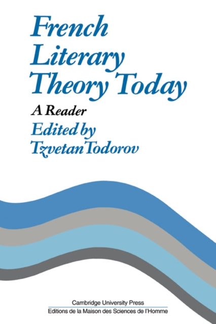 Book cover of: French Literary Theory Today