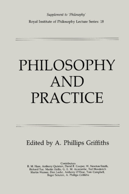 Book cover of: Philosophy and Practice