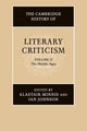 Book cover of: Cambridge History of Literary Criticism: Volume 2, The Middle Ages