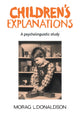 Book cover of: Children's Explanations