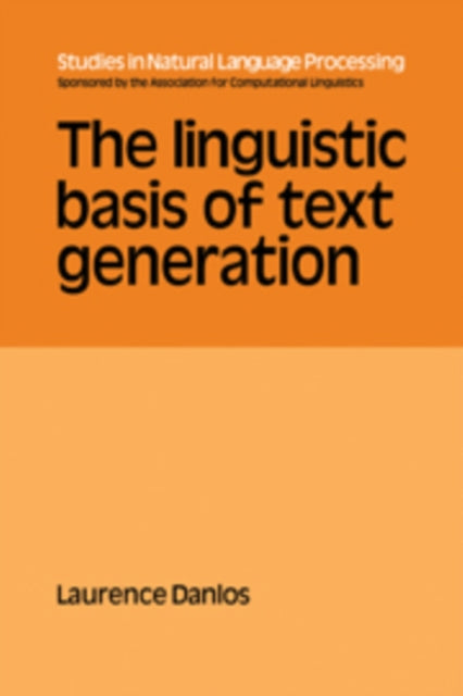 Book cover of: Linguistic Basis of Text Generation