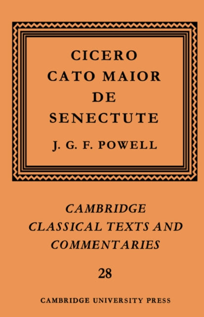 Book cover of: Cicero: Cato Maior de Senectute