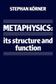 Book cover of: Metaphysics. By: Stephan Körner