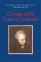 Book cover of: Critique of the Power of Judgment