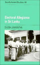 Book cover of: Electoral Allegiance in Sri Lanka