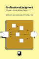 Book cover of: Professional Judgment