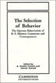 Book cover of: Selection of Behavior