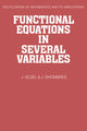 Book cover of: Functional Equations in Several Variables