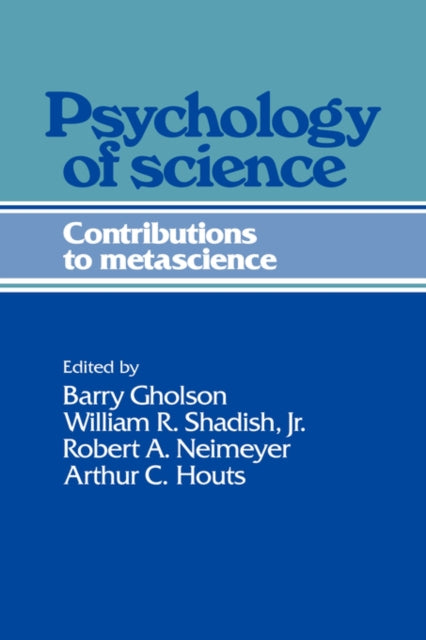 Book cover of: Psychology of Science