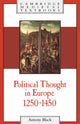Book cover of: Political Thought in Europe, 1250–1450