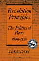 Book cover of: Revolution Principles. By: John P. Kenyon