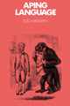 Book cover of: Aping Language