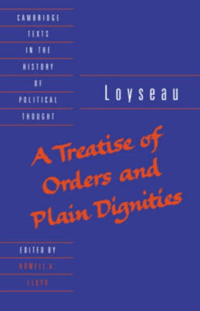 Book cover of: Treatise of Orders and Plain Dignities