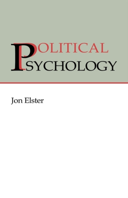 Book cover of: Political Psychology