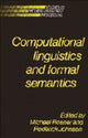 Book cover of: Computational Linguistics and Formal Semantics