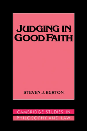 Judging in Good Faith