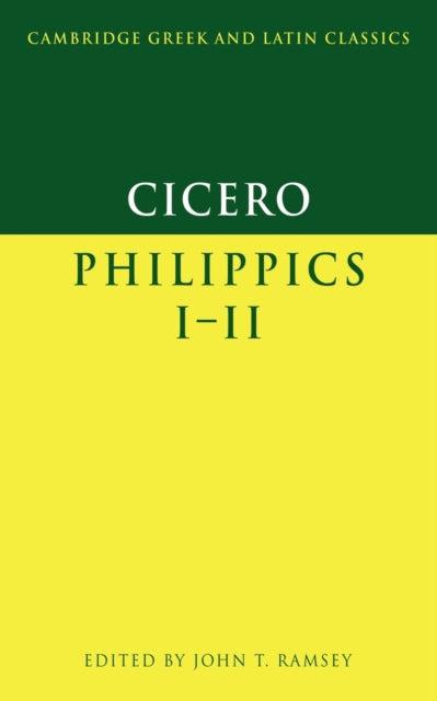 Book cover of: Cicero: Philippics I-II