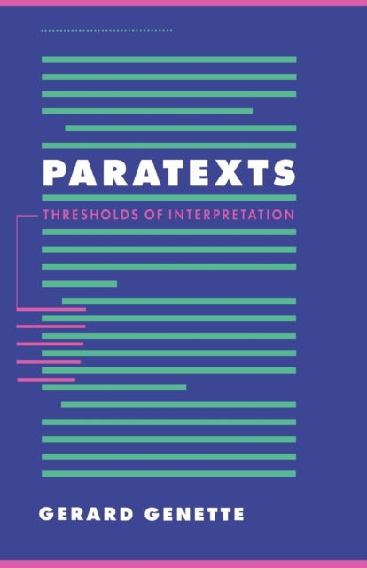 Book cover of: Paratexts