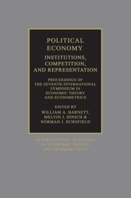 Book cover of: Political Economy: Institutions, Competition and Representation