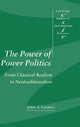 Book cover of: Power of Power Politics. By: John A. Vasquez