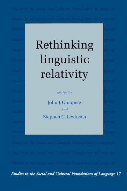 Book cover of: Rethinking Linguistic Relativity