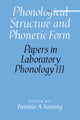 Book cover of: Phonological Structure and Phonetic Form