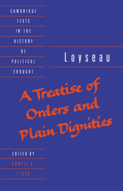 Book cover of: Treatise of Orders and Plain Dignities