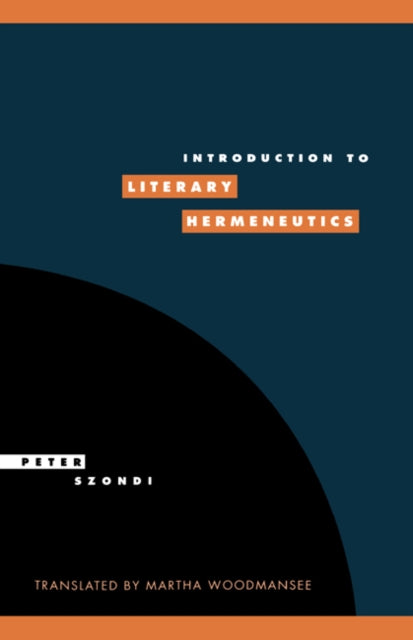 Book cover of: Introduction to Literary Hermeneutics