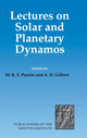 Book cover of: Lectures on Solar and Planetary Dynamos