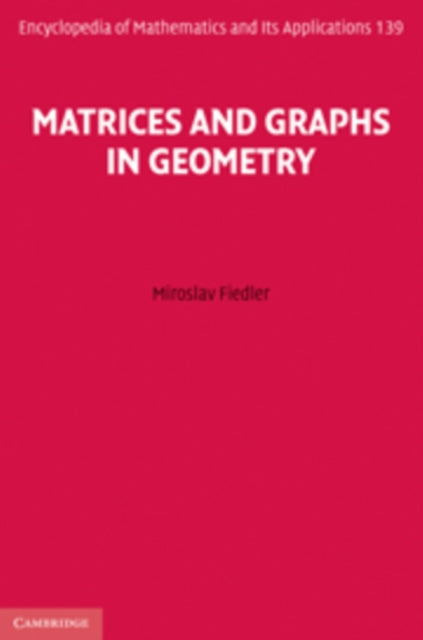 Book cover of: Matrices and Graphs in Geometry. By: Miroslav Fiedler