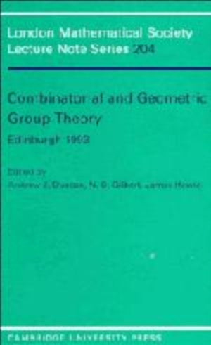 Combinatorial and Geometric Group Theory, Edinburgh 1993