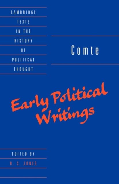 Book cover of: Comte: Early Political Writings