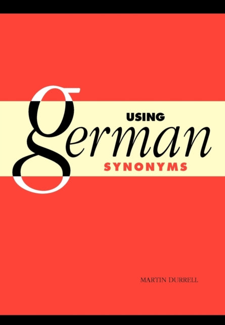 Book cover of: Using German Synonyms