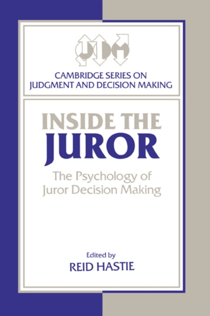 Book cover of: Inside the Juror. By: Reid Hastie