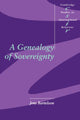 Book cover of: Genealogy of Sovereignty