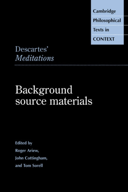 Book cover of: Descartes' Meditations