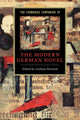 Book cover of: Cambridge Companion to the Modern German Novel. By: Graham Bartram